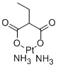 cis-(2-ethylmalonato)diammineplatinum II Structure