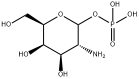 D-半乳糖胺 1-磷酸酯,41588-64-1,结构式