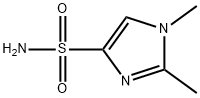 1H-Imidazole-4-sulfonamide,1,2-dimethyl-(9CI) Struktur