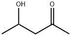4-ヒドロキシ-2-ペンタノン 化学構造式