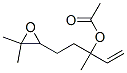 1-(3,4-epoxy-4-methylpentyl)-1-methylallyl acetate Structure