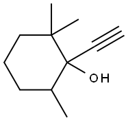 1-乙炔基-2,2,6-三甲基环己醇, (E)+(Z),41613-59-6,结构式