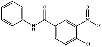 4-氯-3-硝基-N-苯基苯甲酰胺,41614-16-8,结构式