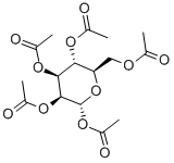 1,2,3,4,6-O-五乙酰基-Α-甘露糖,4163-65-9,结构式