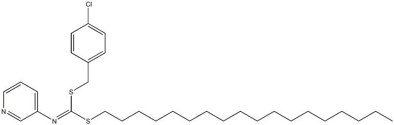 (4-클로로페닐)메틸옥타데실-3-피리디닐카본이미도디티오에이트
