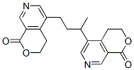 5,5'-(1-Methyl-1,3-propanediyl)bis[3,4-dihydro-1H-pyrano[3,4-c]pyridin-1-one],41645-64-1,结构式