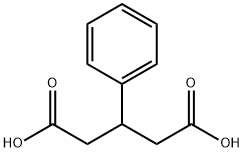 3-苯基戊二酸, 4165-96-2, 结构式