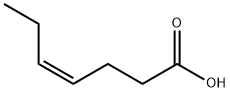 (Z)-4-庚烯酸, 41653-95-6, 结构式