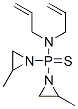 Bis(2-methyl-1-aziridinyl)(diallylamino)phosphine sulfide Structure