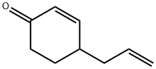 4-(2-丙烯基)-2-环己烯-1-酮, 4166-61-4, 结构式