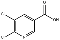 5,6-二氯烟酸,41667-95-2,结构式