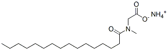 ammonium N-methyl-N-(1-oxohexadecyl)aminoacetate|