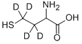 DL-HOMOCYSTEINE-3,3,4,4-D4 Structure