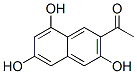 Ethanone, 1-(3,6,8-trihydroxy-2-naphthalenyl)- (9CI) 化学構造式