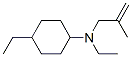 Cyclohexanamine, N,4-diethyl-N-(2-methyl-2-propenyl)- (9CI) Structure