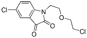 5-CHLORO-1-[2-(2-CHLORO-ETHOXY)-ETHYL]-1H-INDOLE-2,3-DIONE Structure