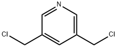 3,5-bis(chloromethyl)pyridine 化学構造式
