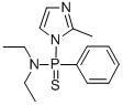 DL-N,N-Diethyl-P-(2-methylimidazol-1-yl)-P-(phenyl)phosphinothioic amide Struktur