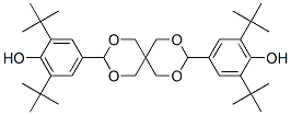 4,4'-(2,4,8,10-tetraoxaspiro[5.5]undecane-3,9-diyl)bis[2,6-di-tert-butylphenol],41715-24-6,结构式