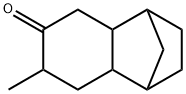 Octahydro-7-methyl-1,4-methanonaphthalen-6(2H)-one Structure
