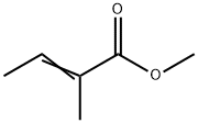 methyl 2-methyl-2-butenoate Struktur