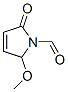 1H-Pyrrole-1-carboxaldehyde, 2,5-dihydro-2-methoxy-5-oxo- (9CI) Struktur