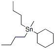 Dibutylcyclohexyl(methyl)stannane Struktur