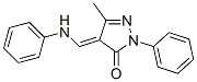 5-Methyl-2-phenyl-4-[(phenylamino)methylene]-2H-pyrazol-3(4H)-one Structure