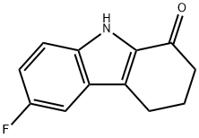 6-fluoro-2,3,4,9-tetrahydro-1H-carbazol-1-one Struktur