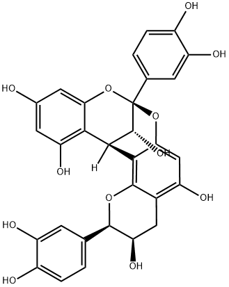 プロシアニジンA2 化学構造式