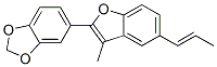 41744-27-8 2-(1,3-Benzodioxole-5-yl)-3-methyl-5-[(E)-1-propenyl]benzofuran