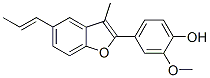 41744-28-9 2-Methoxy-4-[3-methyl-5-[(E)-1-propenyl]benzofuran-2-yl]phenol