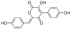 3-Hydroxy-4-(4-hydroxyphenyl)-6-[(4-hydroxyphenyl)methylene]-2H-pyran-2,5(6H)-dione|乳牛肝菌素 A