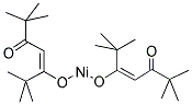 双(2,2,6,6 -甲基- 3 ,5 - 庚二酮酸)镍(Ⅱ), 41749-92-2, 结构式