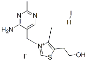 3-[(4-amino-2-methylpyrimidin-5-yl)methyl]-5-(2-hydroxyethyl)-4-methylthiazolium iodide monohydroiodide|