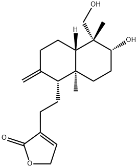 去氧穿心莲内酯,4176-97-0,结构式