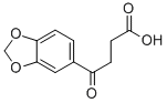 4-(苯并[D][1,3]二氧戊环-5-基)-4-氧代丁酸 结构式