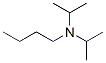 N,N-ジイソプロピルブタン-1-アミン 化学構造式