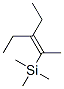 Silane, (2-ethyl-1-methyl-1-butenyl)trimethyl- Structure