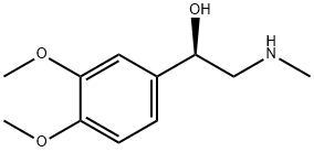 1-(3,4-dimethoxyphenyl)-2-methylamino-ethanol 结构式