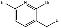 2,6-DIBROMO-3-(BROMOMETHYL)PYRIDINE 结构式