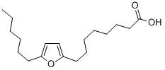 8-(5-HEXYL-2-FURYL)-OCTANOIC ACID Structure