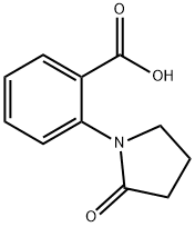 2-(2-氧代吡咯烷-1-基)苯甲酸, 41790-73-2, 结构式