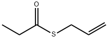 チオプロピオン酸S-アリル 化学構造式