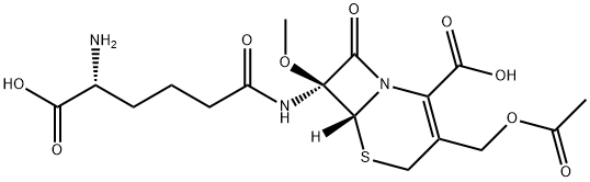 7-methoxycephalosporin C Struktur