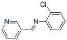 2-Chloro-N-(3-pyridinylmethylene)benzenamine Structure