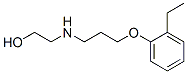 Ethanol, 2-[[3-(2-ethylphenoxy)propyl]amino]- (9CI) Structure