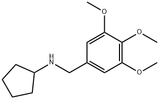 N-(3,4,5-trimethoxybenzyl)cyclopentanamine Structure