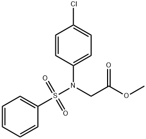 methyl 2-[(4-chlorophenyl)-phenylsulfonyl-amino]ethanoate