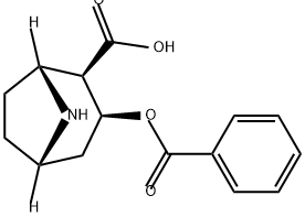 BENZOYL NORECGONINE Structure